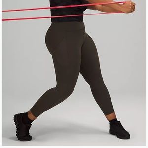 Lululemon compression leggings! Size 6, dark olive color